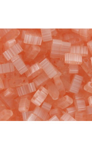 Miyuki half tila 5x2.4mm beads - Silk pale coral HTL-2556